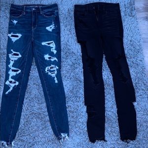 2 pairs American Eagle Jeans